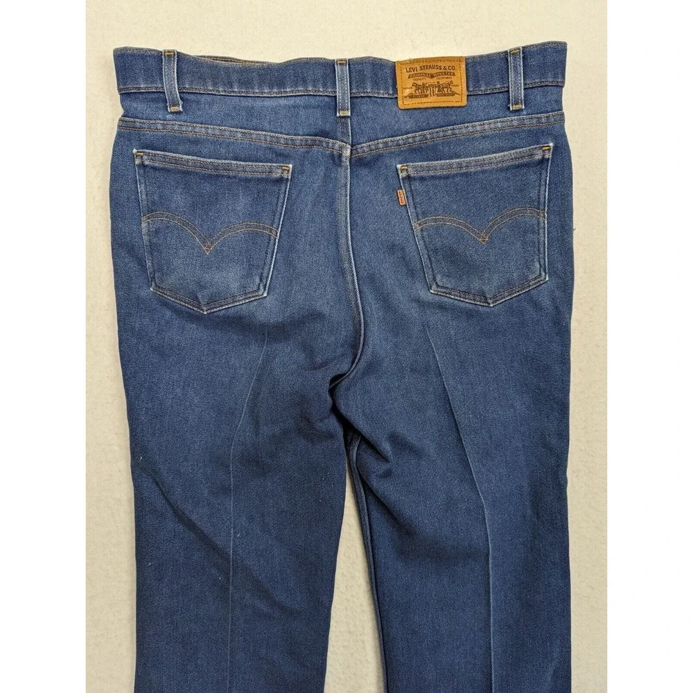 Levis 547 Mens Action Jeans Size 38 x 30 Cotton Blend Blue